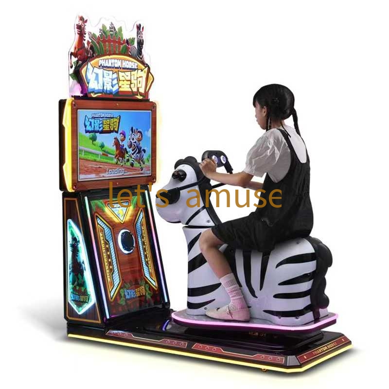 LETSAMUSE Find similar icon  certified Indoor Amusement Children horse Racing Arcade Machine Coin Operated Kiddie Ride Game Machine For Sale